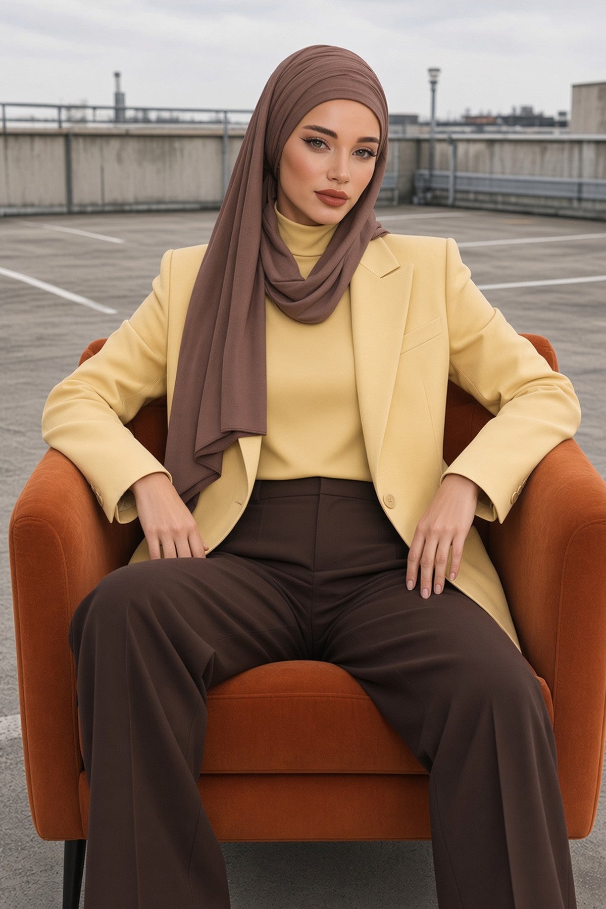 Premium Jersey Shawl Hijab for Women, Easy to Wear Cotton Headscarf, Lightweight and Breathable Instant Jersey Shawl, Mother's Day Gift,BT-1