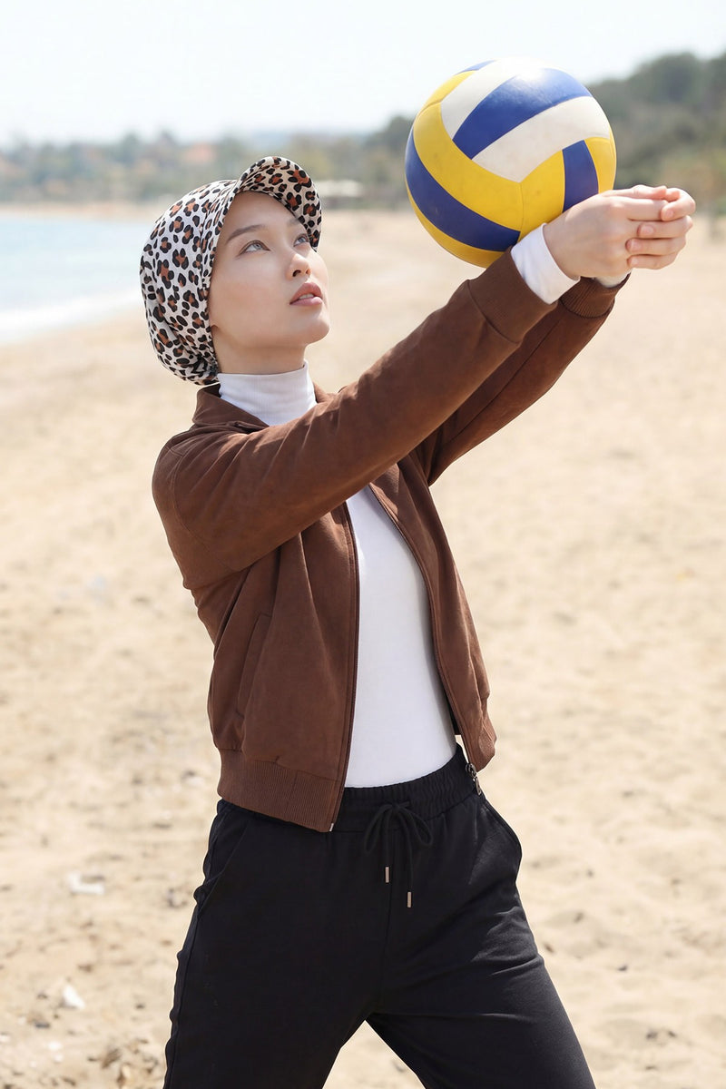 Printed Cotton Visor Women Turban Hat, Sun Protective Newsboy Hat for Women, 95% Cotton Plain Casual Hijab Bonnet Chemo Cap,B-73YD