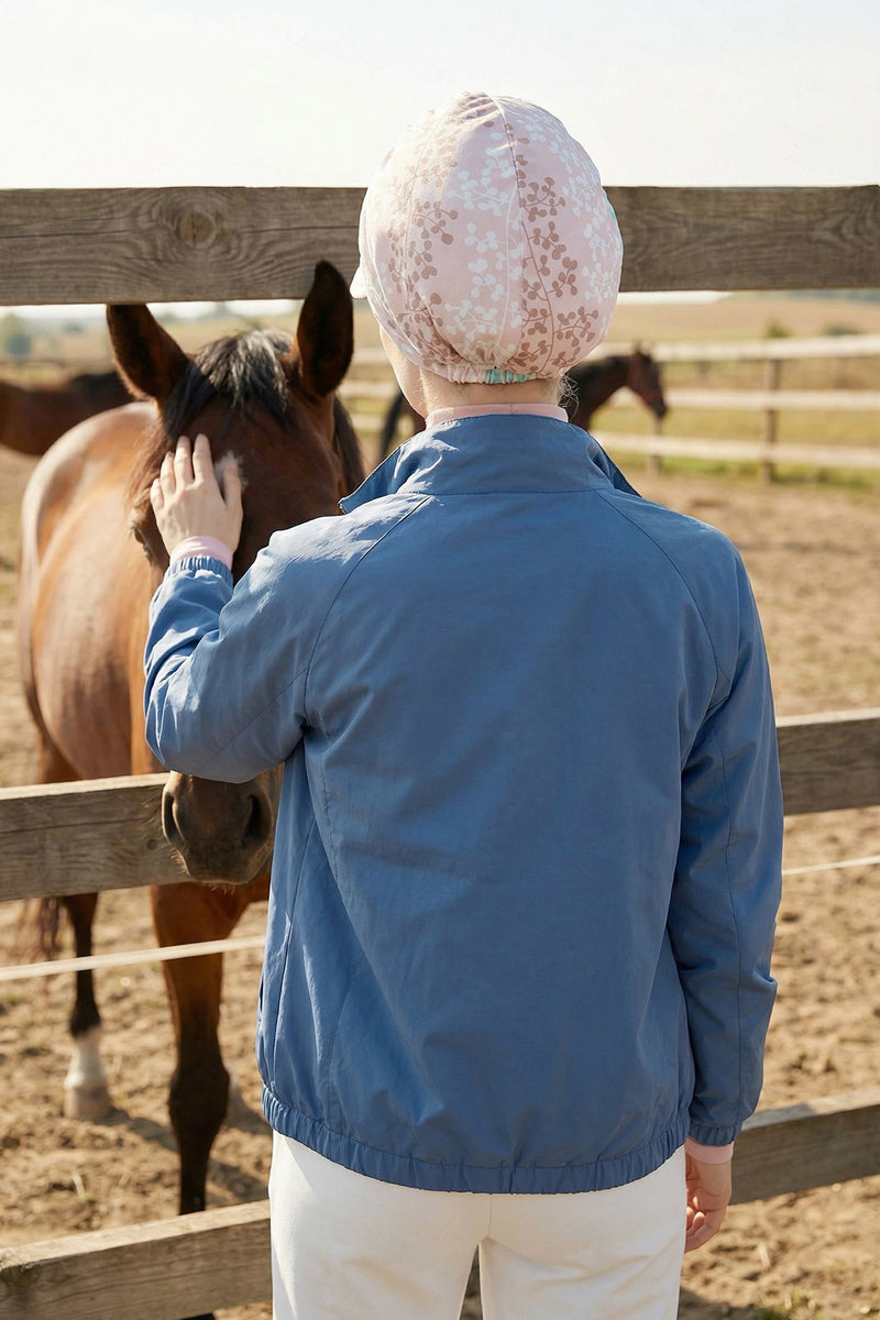 Printed Cotton Visor Women Turban Hat, Sun Protective Newsboy Hat for Women, 95% Cotton Plain Casual Hijab Bonnet Chemo Cap,B-73YD