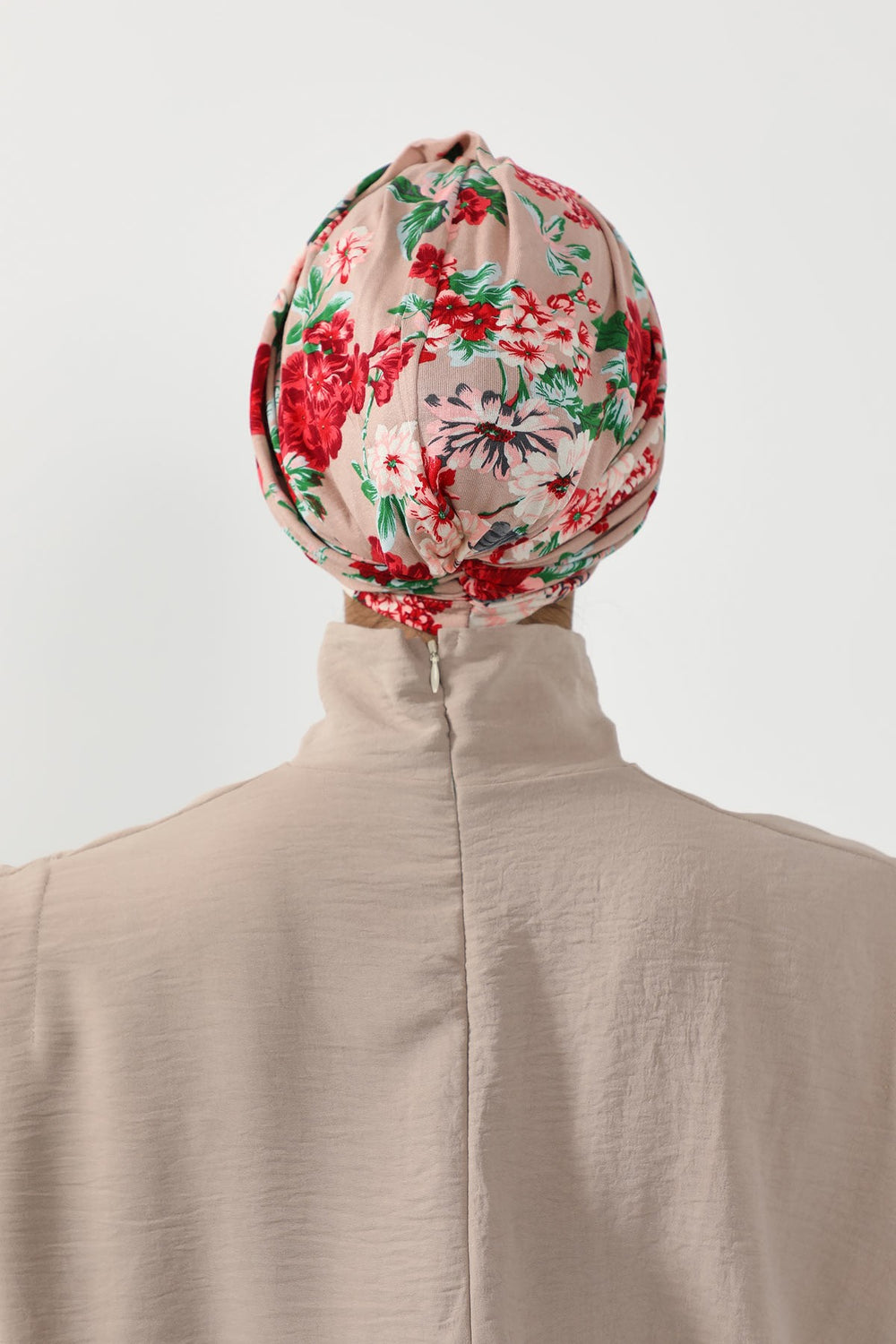 Printed Instant Turban for Women, 95% Cotton Pre-Tied Head Wrap, Lightweight Head Scarf Bonnet Cap with Beautiful Pattern Options,B-9YD Traditional Pattern