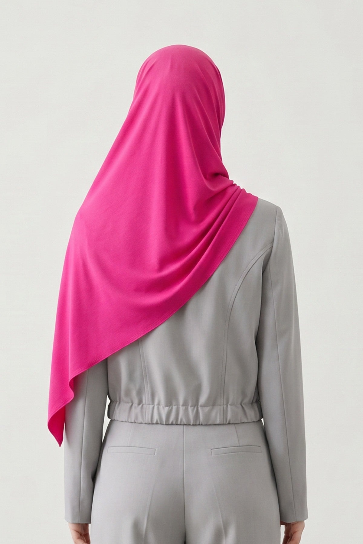 Ready-to-Wear Jersey Hijab with Eyewear & Headphone Openings,PS-94