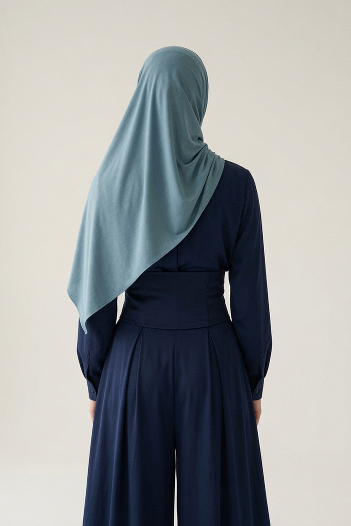 Ready-to-Wear Jersey Hijab with Eyewear & Headphone Openings,PS-94