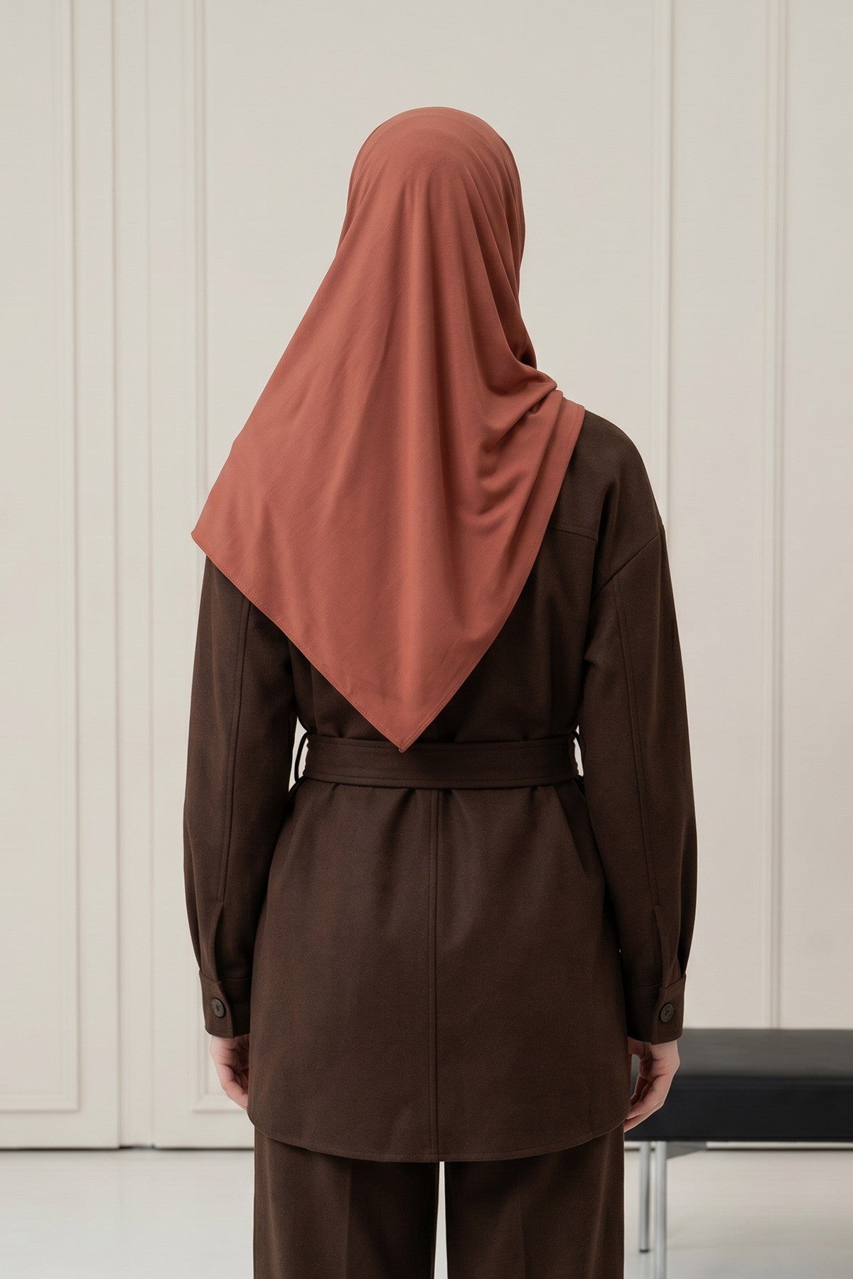 Ready-to-Wear Jersey Hijab with Eyewear & Headphone Openings,PS-94