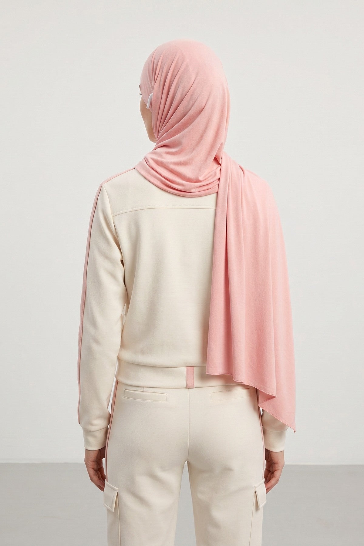 Ready-to-Wear Jersey Hijab with Eyewear & Headphone Openings,PS-94