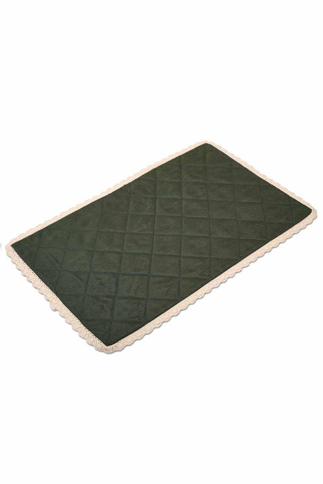 Set of 2 Washable Wipeable Placemats Polyester Table Mats Place mats Easy to Clean for Dining Table Set Kitchen Table,A-1