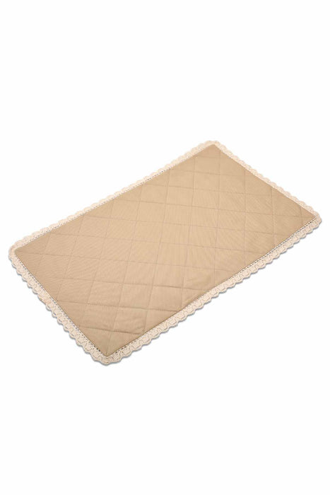 Set of 2 Washable Wipeable Placemats Polyester Table Mats Place mats Easy to Clean for Dining Table Set Kitchen Table,A-1