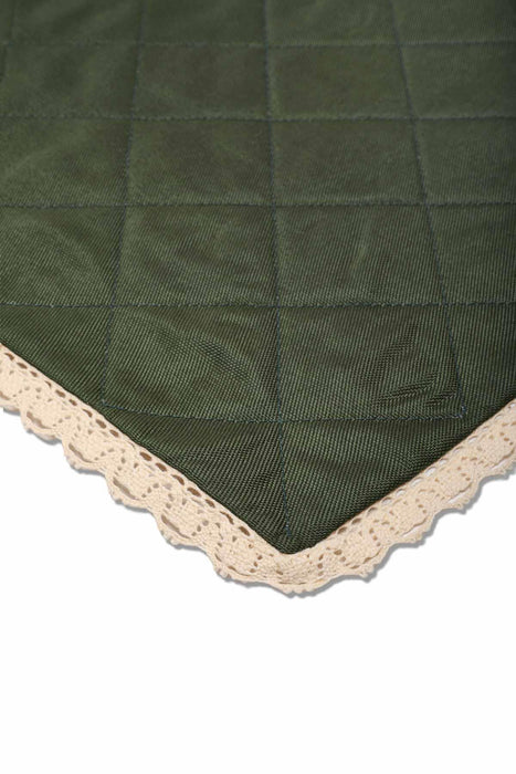 Set of 2 Washable Wipeable Placemats Polyester Table Mats Place mats Easy to Clean for Dining Table Set Kitchen Table,A-1