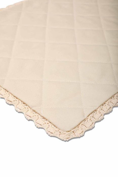 Set of 2 Washable Wipeable Placemats Polyester Table Mats Place mats Easy to Clean for Dining Table Set Kitchen Table,A-1