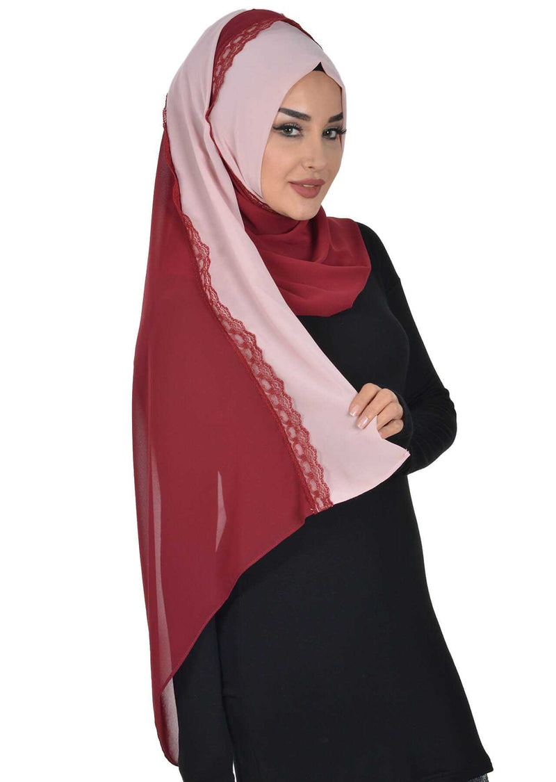 Shawl for Women Chiffon Modesty Instant Turban Cap Hat Head Wrap Ready to Wear Scarf High Quality Chiffon Hijab,PS-23