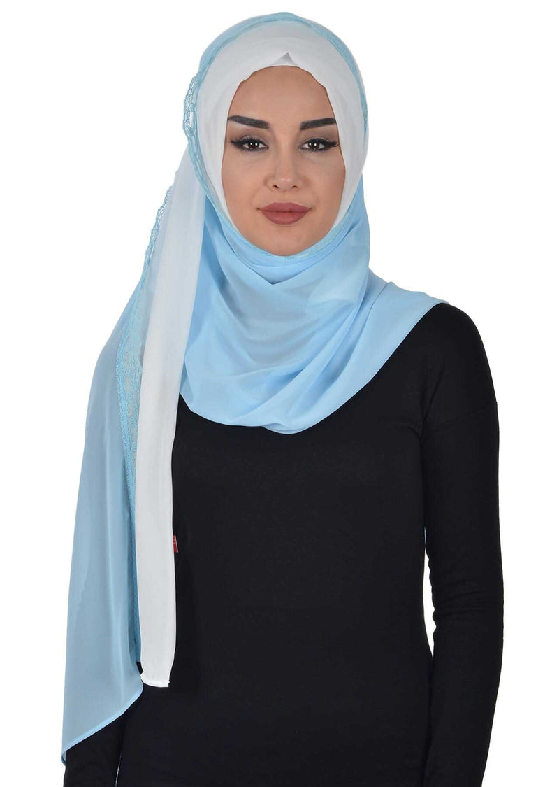 Shawl for Women Chiffon Modesty Instant Turban Cap Hat Head Wrap Ready to Wear Scarf High Quality Chiffon Hijab,PS-23