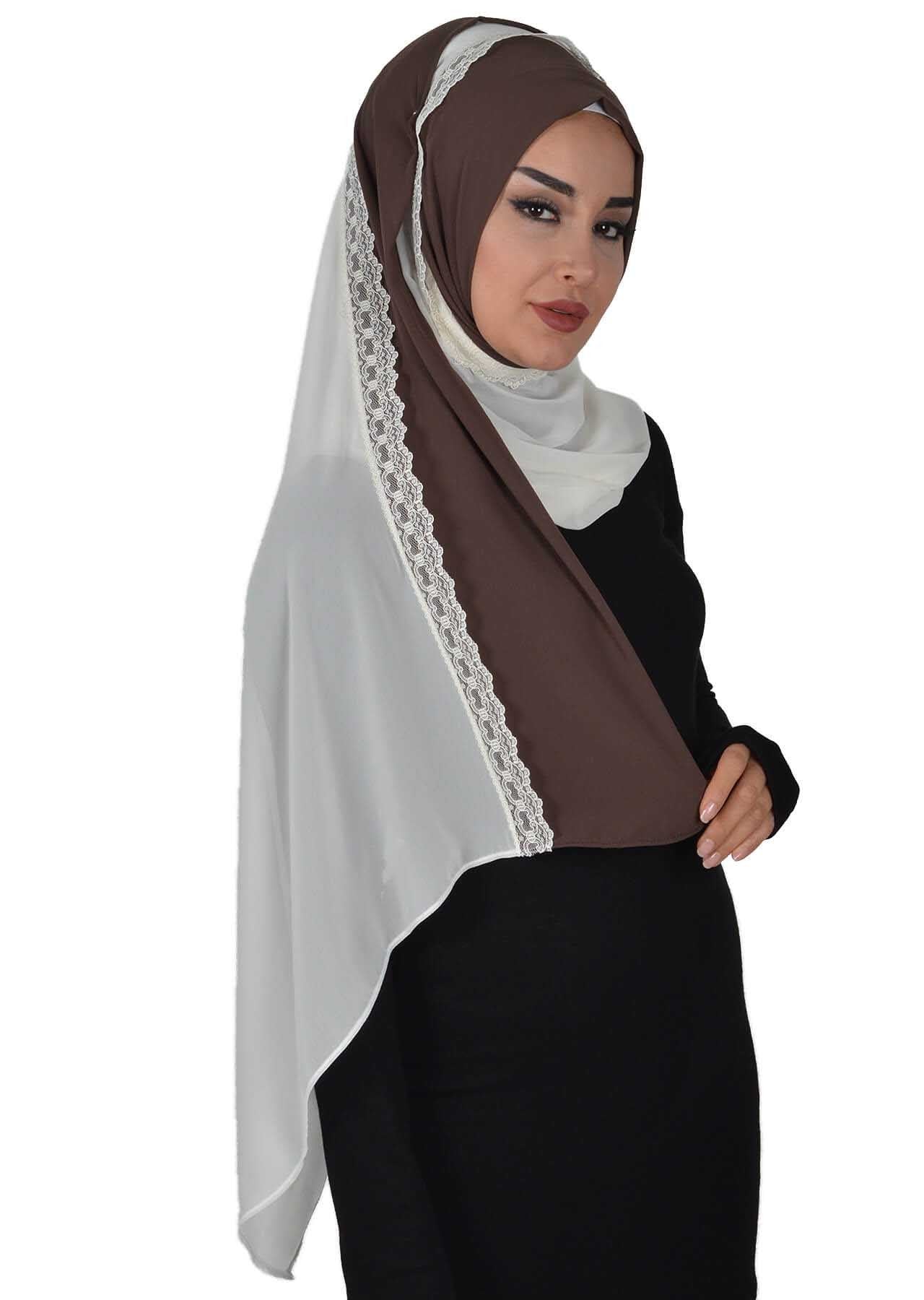 Shawl for Women Chiffon Modesty Instant Turban Cap Hat Head Wrap Ready to Wear Scarf High Quality Chiffon Hijab,PS-23