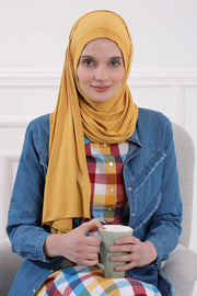 Shawl for Women Cotton Modesty Instant Turban Cap Hat Head Wrap Ready to Wear Side Pleated Scarf,PS-17 Fuchsia