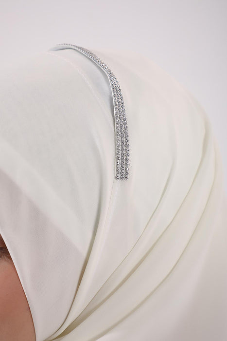 Shawl with Handmade Unique Stone Accessories for Women Chiffon Modesty Instant Turban Cap Hat Head Wrap Stylish Scarf High Quality Elegant Hijab,PS-22