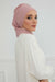 Side Frilled Instant Turban Chiffon Scarf Head Turbans with Unique Accessory For Women Headwear Stylish Elegant Design,HT-100 Powder