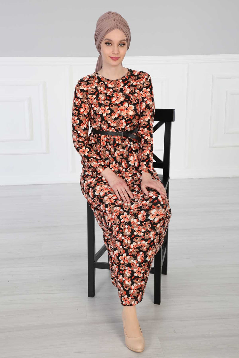 Gesmoktes, gerafftes Instant-Turban für Damen, leichtes Kopftuch aus Baumwolle mit schönem Design, stilvoller Chemo-Kopfbedeckungs-Turban für Damen,B-1