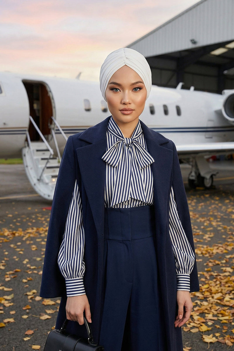 عمامة فورية مكشكشة للنساء، لفافة رأس قطنية خفيفة الوزن بتصميم جميل، عمامة رأس كيميائية أنيقة للنساء، B-1