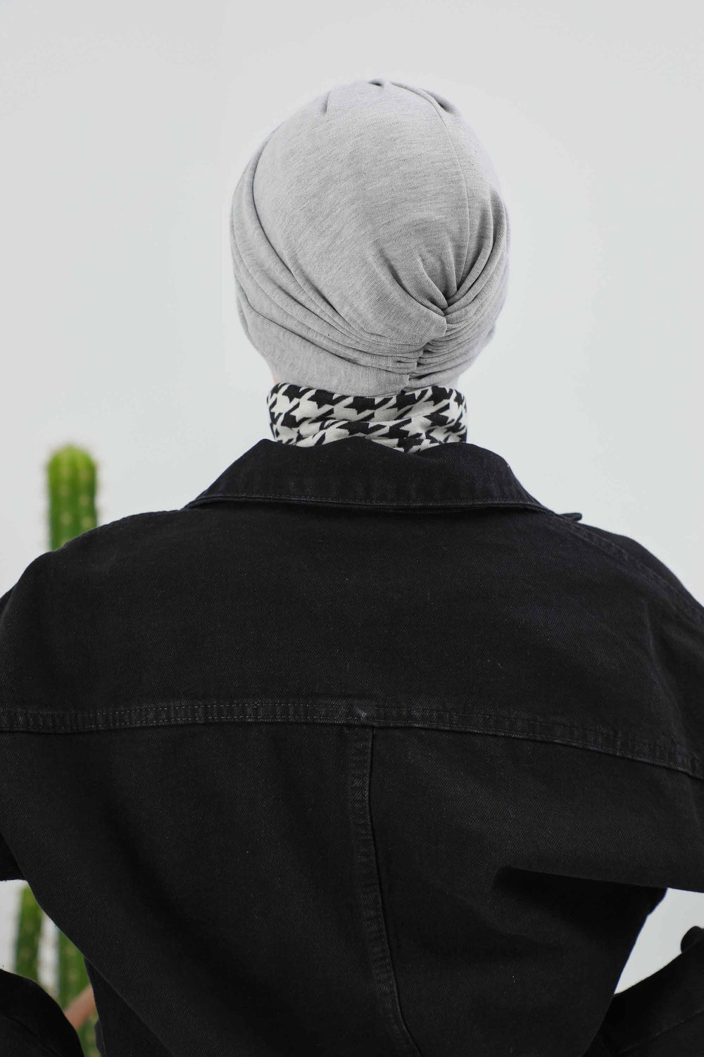 Soft and Stretchable Ribbed Turban Bonnet for Women, One-Size Winter Headwrap for Cold Weathers, Comfortable Polyviscose Ribbed Turban,B-9RB