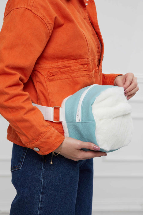 Soft Handmade Plush Shoulder Bag, Cute and Fancy Women Plush Shoulder Bag, Handy Shoulder Bag made from High Quality Plush Fabric,CK-51