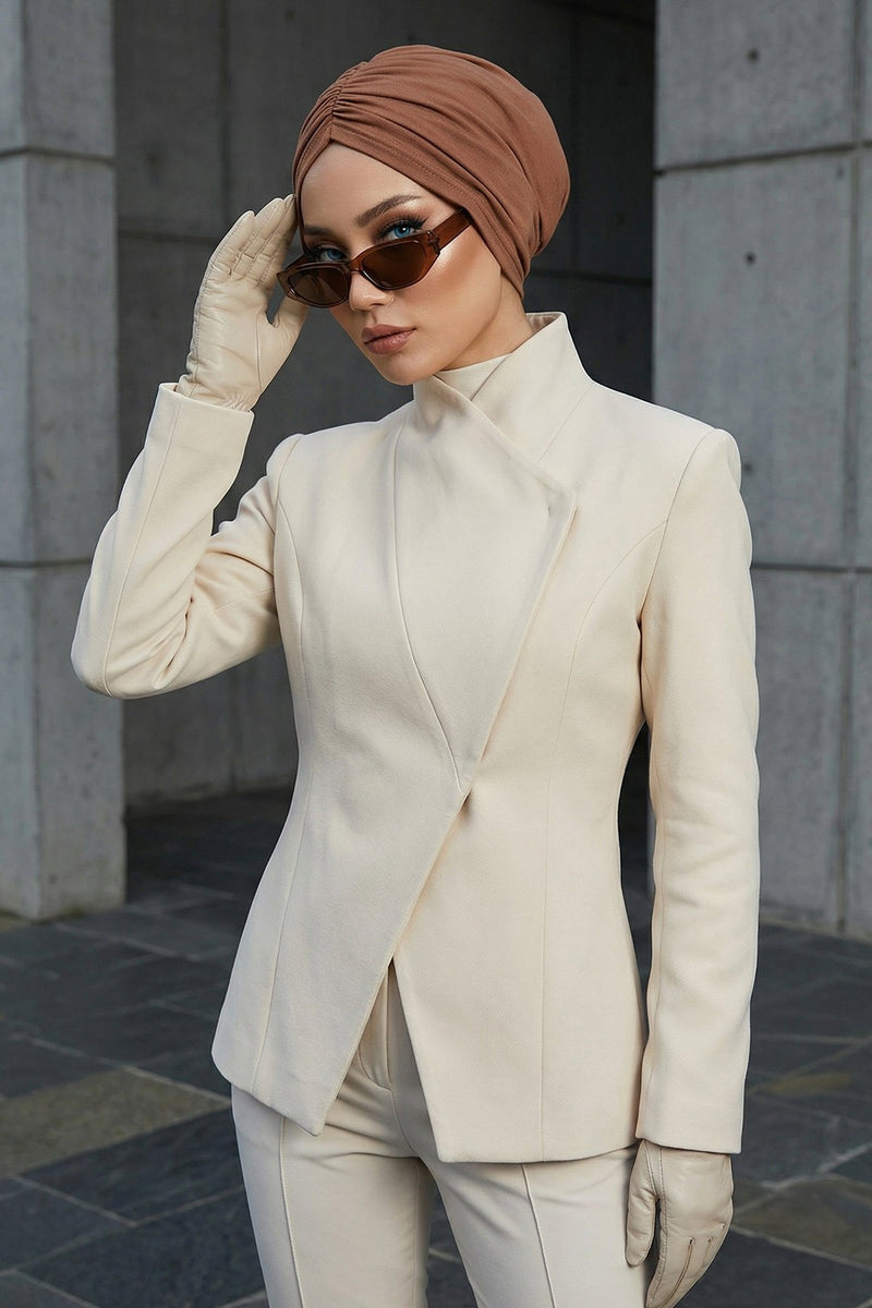 عمامة ناعمة مربوطة مسبقًا للنساء، غطاء رأس عمامة قطني فوري، قبعة بونيه صديقة لتساقط الشعر والعلاج الكيميائي بتصميم أنيق، B-20