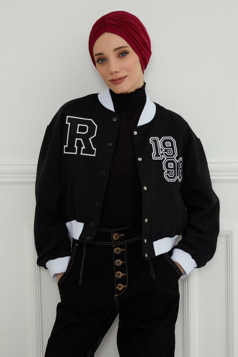 عمامة ناعمة مربوطة مسبقًا للنساء، غطاء رأس عمامة قطني فوري، قبعة بونيه صديقة لتساقط الشعر والعلاج الكيميائي بتصميم أنيق، B-20