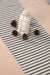 Striped Cotton Table Runner with Tassel 40 x 120 cm Machine Washable Table Cloth for Home Kitchen Decoration, Everyday, BBQ,R-43O Striped Pattern