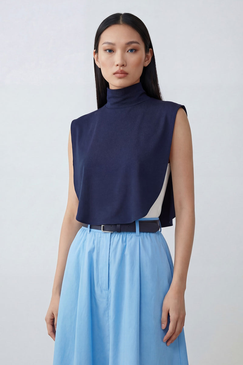 Stilvolle Dekolleté-Abdeckung für Kleider und Oberteile, Dekolleté-Abdeckung, Halskragen, Hals- und Brustbedeckung, Ausschnitt-Oberteil-Brustbedeckung, DK-1