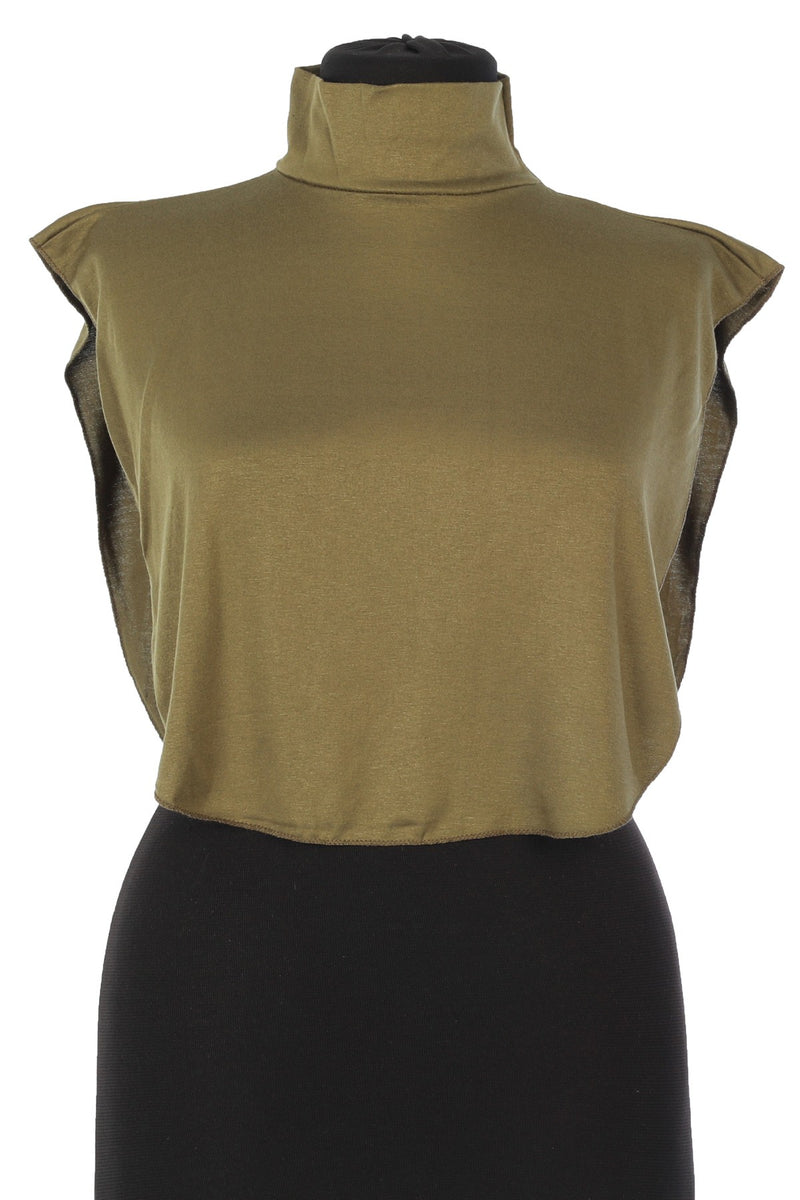 Stylish Cleavage Cover for Dresses & Tops, Decollete Concealer Neck Collar, Neck and Chest Cover-up, Neckline Upper Chest Cover Panel,DK-1