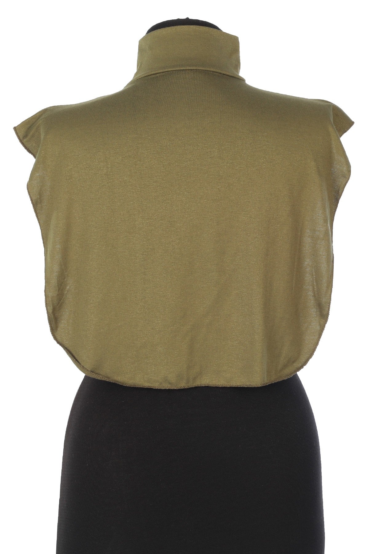Stylish Cleavage Cover for Dresses & Tops, Decollete Concealer Neck Collar, Neck and Chest Cover-up, Neckline Upper Chest Cover Panel,DK-1 Army Green