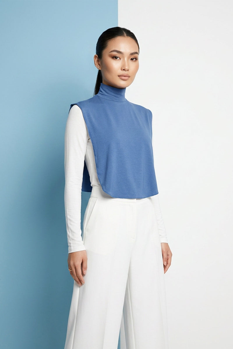 Stylish Cleavage Cover for Dresses & Tops, Decollete Concealer Neck Collar, Neck and Chest Cover-up, Neckline Upper Chest Cover Panel,DK-1