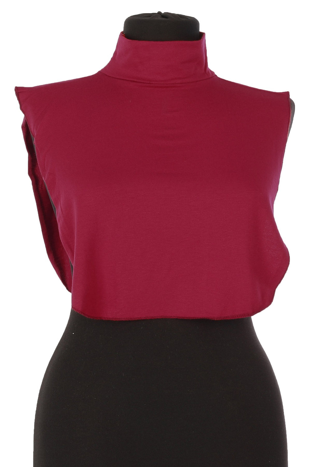 Stylish Cleavage Cover for Dresses & Tops, Decollete Concealer Neck Collar, Neck and Chest Cover-up, Neckline Upper Chest Cover Panel,DK-1 Maroon