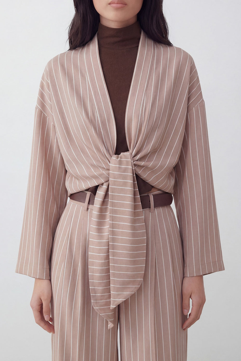 Stylish Cleavage Cover for Dresses & Tops, Decollete Concealer Neck Collar, Neck and Chest Cover-up, Neckline Upper Chest Cover Panel,DK-1 Brown