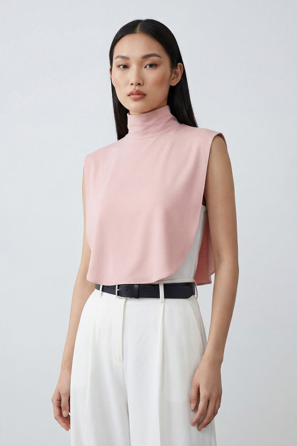 Stylish Cleavage Cover for Dresses & Tops, Decollete Concealer Neck Collar, Neck and Chest Cover-up, Neckline Upper Chest Cover Panel,DK-1 Powder
