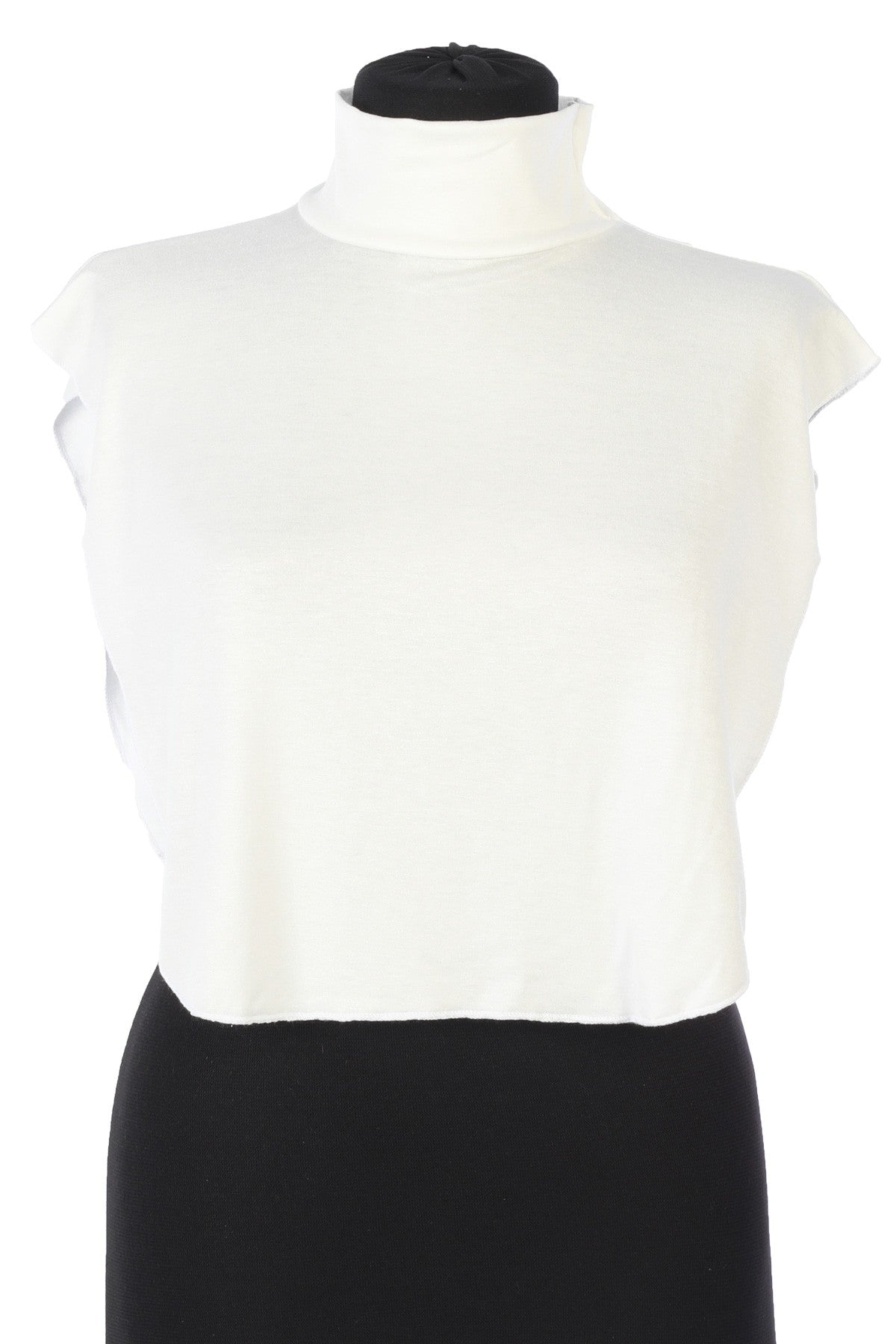 Stylish Cleavage Cover for Dresses & Tops, Decollete Concealer Neck Collar, Neck and Chest Cover-up, Neckline Upper Chest Cover Panel,DK-1 Ivory