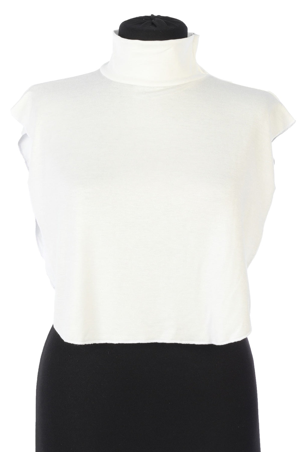 Stylish Cleavage Cover for Dresses & Tops, Decollete Concealer Neck Collar, Neck and Chest Cover-up, Neckline Upper Chest Cover Panel,DK-1 Ivory