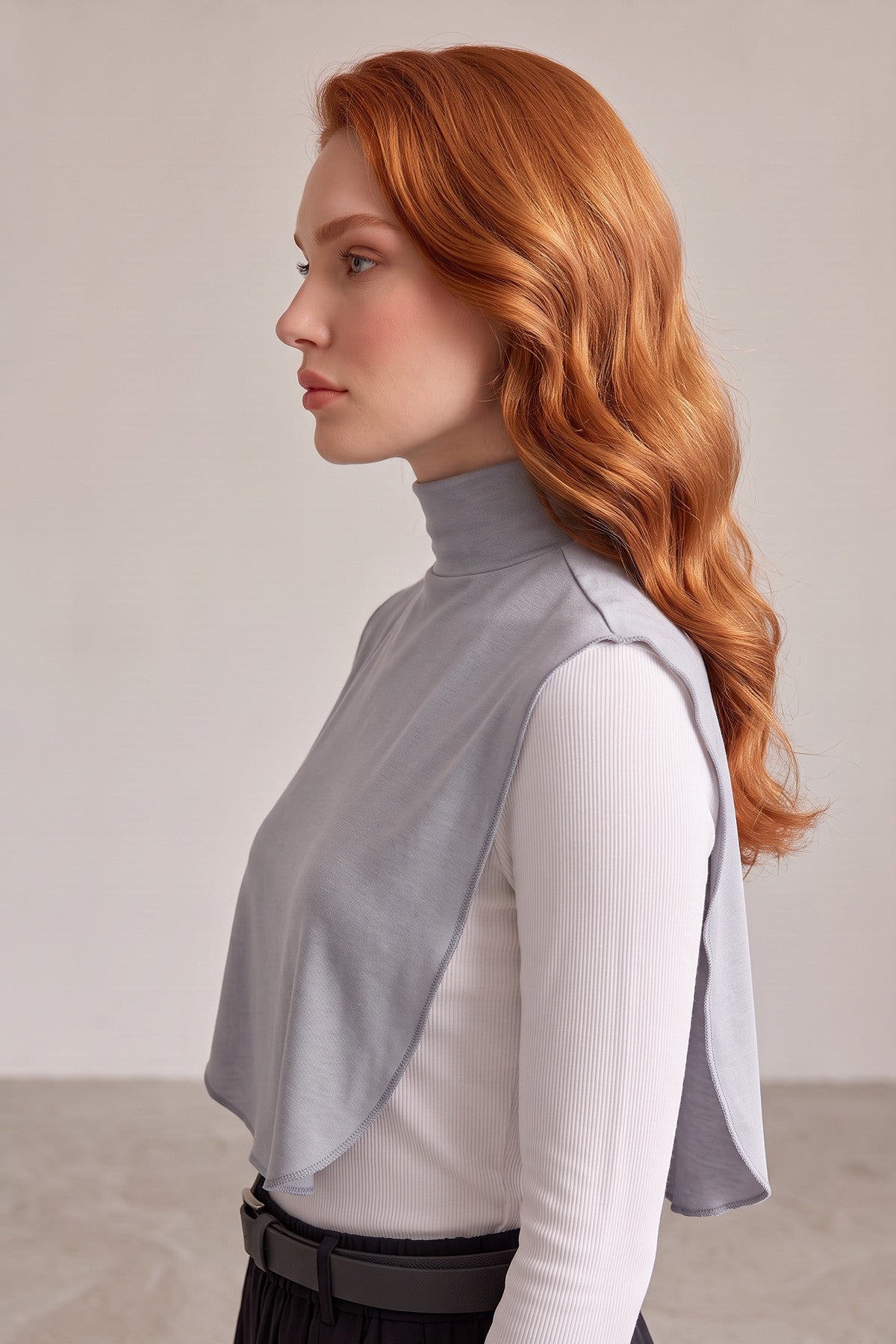 Stylish Cleavage Cover for Dresses & Tops, Decollete Concealer Neck Collar, Neck and Chest Cover-up, Neckline Upper Chest Cover Panel,DK-1