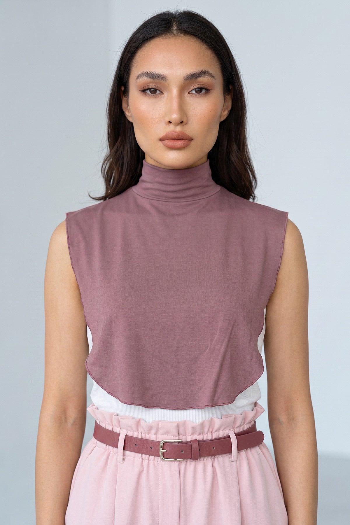 Stylish Cleavage Cover for Dresses & Tops, Decollete Concealer Neck Collar, Neck and Chest Cover-up, Neckline Upper Chest Cover Panel,DK-1