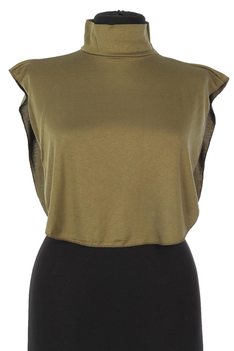 Stylish Cleavage Cover for Dresses & Tops, Decollete Concealer Neck Collar, Neck and Chest Cover-up, Neckline Upper Chest Cover Panel,DK-1