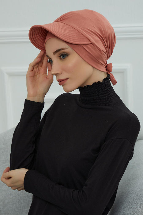 قبعة قناع أنيقة للحجاب عمامة فورية للنساء، قبعة قناع عصرية لمرضى تساقط الشعر، قبعة قناع كيميائي، قناع تغطية كاملة للرأس، B-66