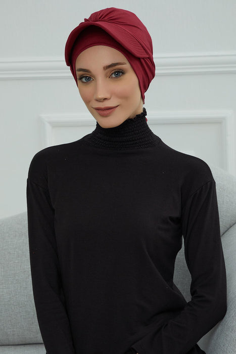قبعة قناع أنيقة للحجاب عمامة فورية للنساء، قبعة قناع عصرية لمرضى تساقط الشعر، قبعة قناع كيميائي، قناع تغطية كاملة للرأس، B-66