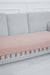 Tasselled Reversible Knitted Polyester Decorative Sofa Shawl and Throw Blanket Furniture Protector Washable Cover for Family,KO-26 Powder
