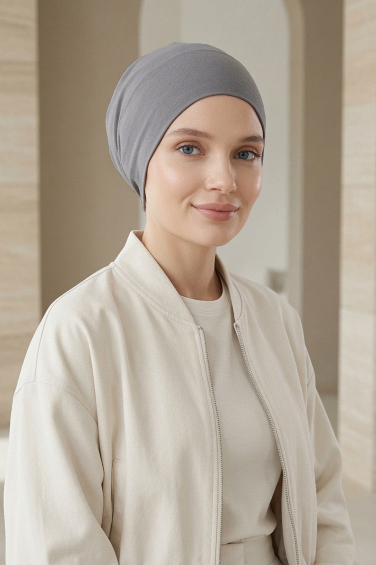 قبعة عمامة ضيقة فورية، قبعة عمامة قطنية للنساء، غطاء رأس مرن وضيق، غطاء رأس عمامة لمرضى السرطان، B-35