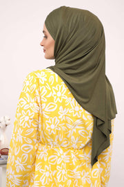 Two Colors Elegant Jersey Shawl for Women %95 Cotton Wrap Modesty Turban Cap Scarf,CPS-49 Fuchsia - Black