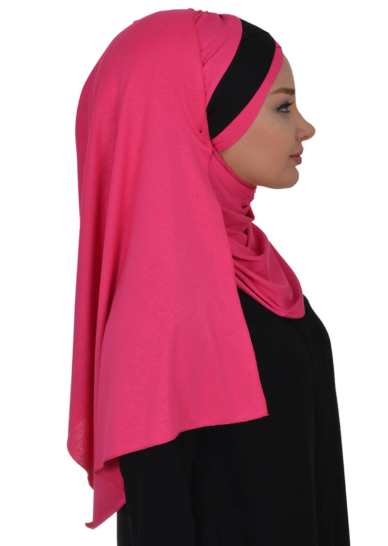 Two Colors Instant Cotton Shawl Head Wrap Ready Two Wear Head Wrap Scarf,CPS-40