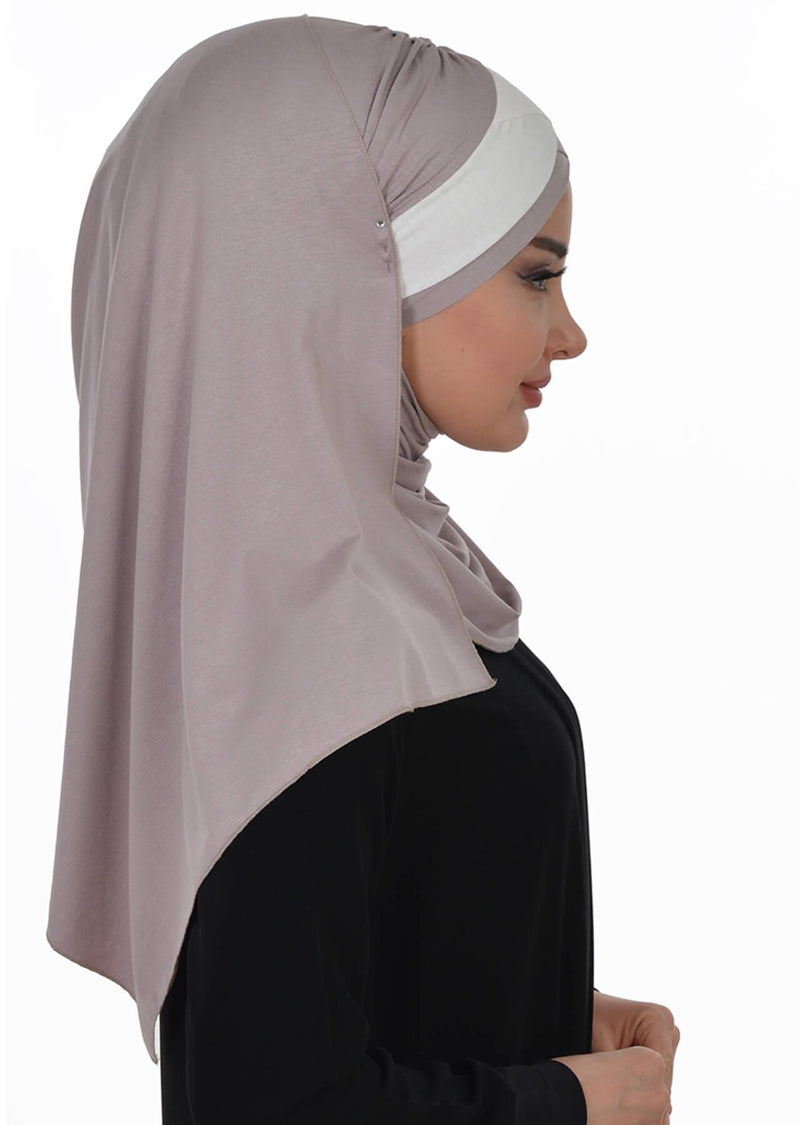 Two Colors Instant Cotton Shawl Head Wrap Ready Two Wear Head Wrap Scarf,CPS-40