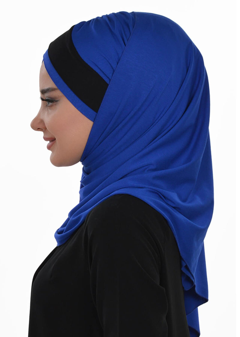 Two Colors Instant Cotton Shawl Head Wrap Ready Two Wear Head Wrap Scarf,CPS-40