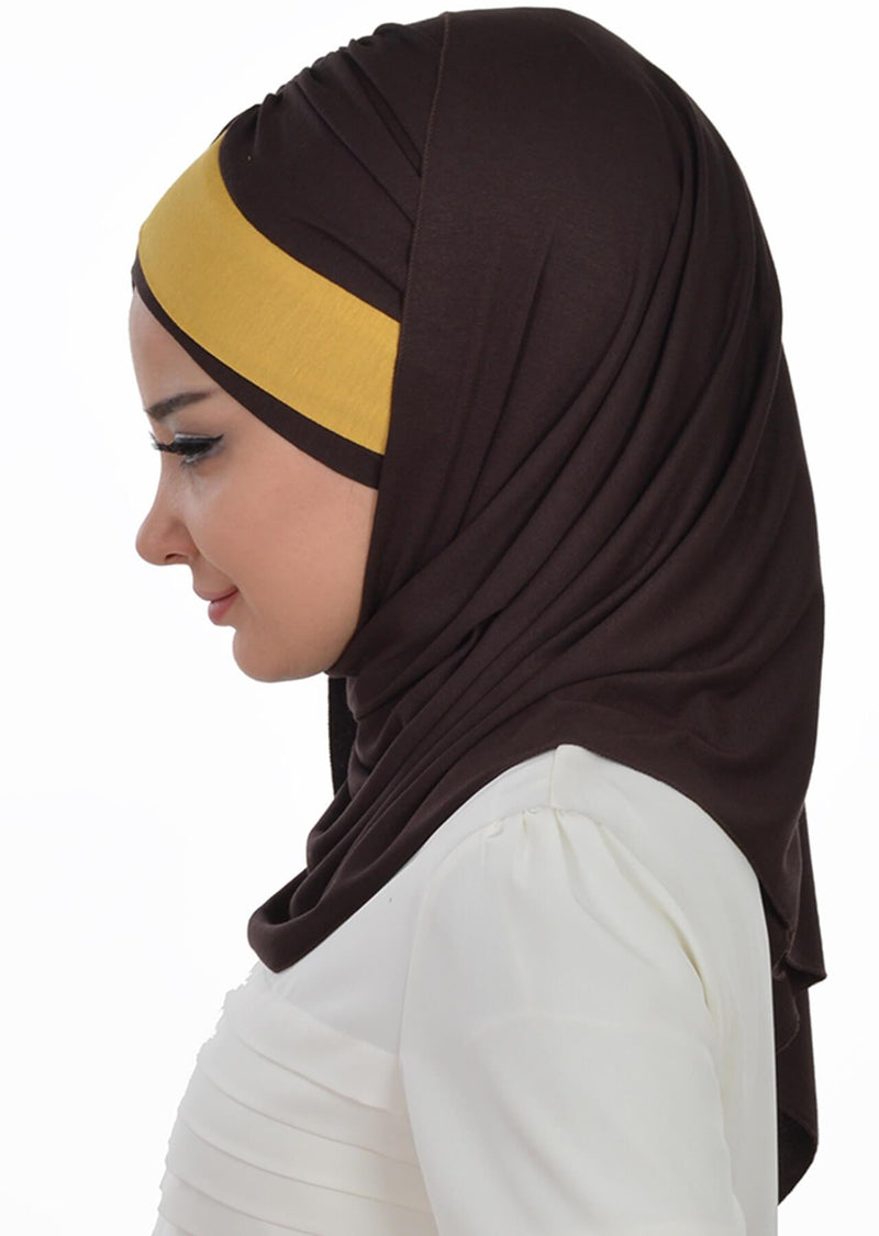 Two Colors Instant Cotton Shawl Head Wrap Ready Two Wear Head Wrap Scarf,CPS-40