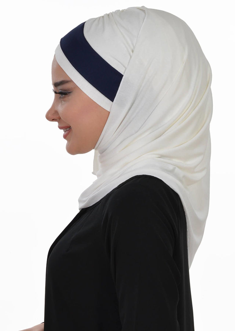 Two Colors Instant Cotton Shawl Head Wrap Ready Two Wear Head Wrap Scarf,CPS-40