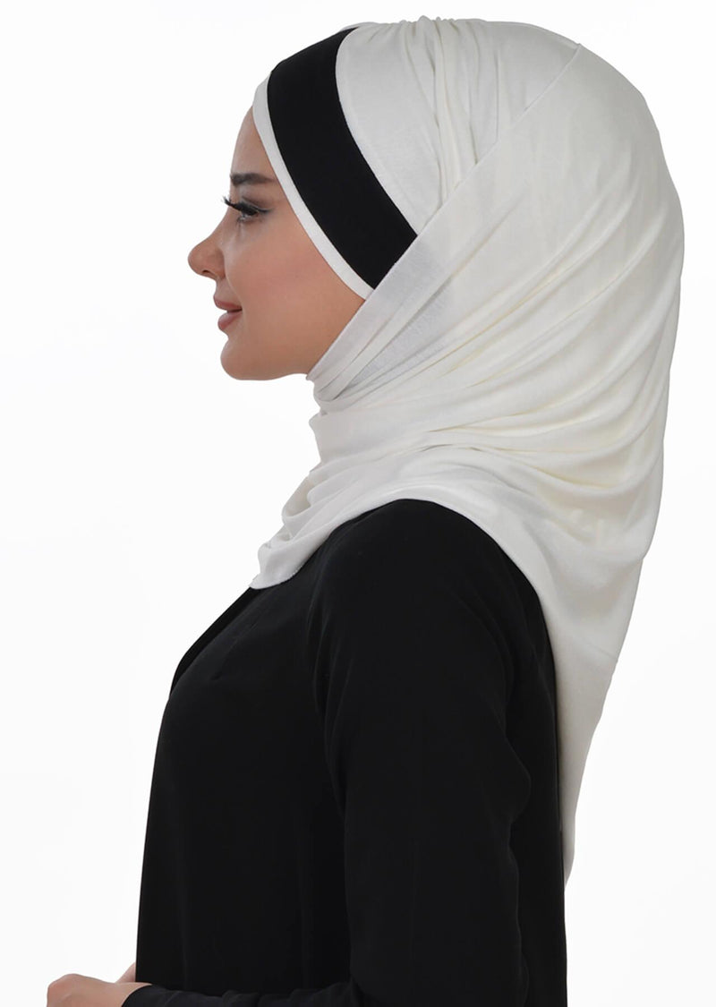 Two Colors Instant Cotton Shawl Head Wrap Ready Two Wear Head Wrap Scarf,CPS-40