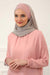 Two Colors Instant Shawl Scarf Chiffon Turban Head Wrap for Women,CPS-84 Powder - Mink