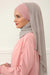 Two Colors Instant Shawl Scarf Chiffon Turban Head Wrap for Women,CPS-84 Powder - Mink